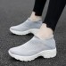 Women Mesh Slip On Lazy Platform Shoes