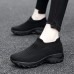 Women Mesh Slip On Lazy Platform Shoes