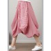 Fashion Black Plaid Cotton Linen lantern Skirts Summer